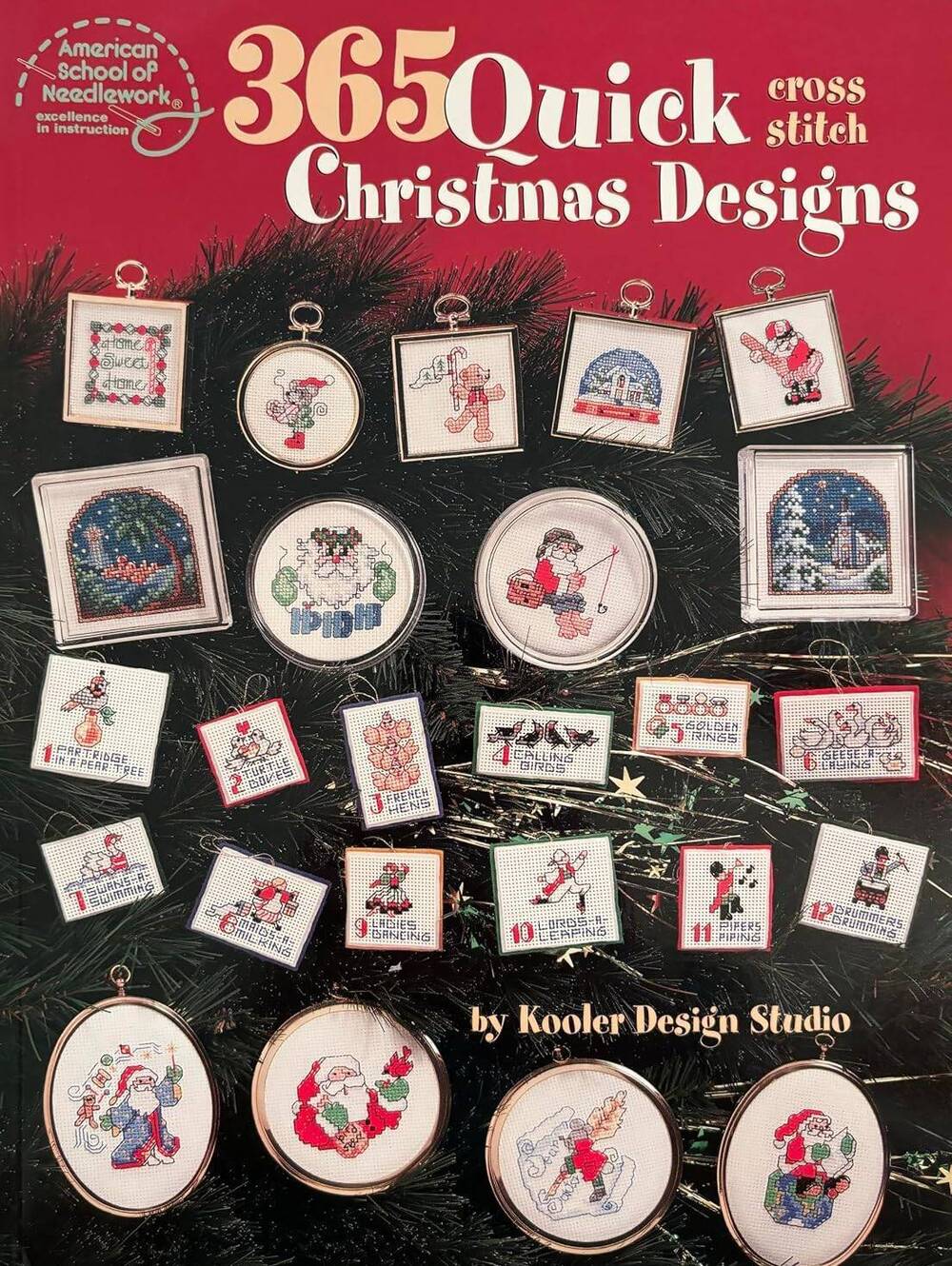 365 Quick Cross Stitch Christmas Designs by Kooler Design Studio Book